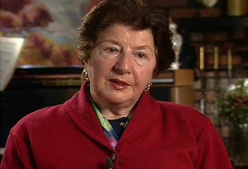 Still from the oral history of Helena Morell (née Leszczynska)