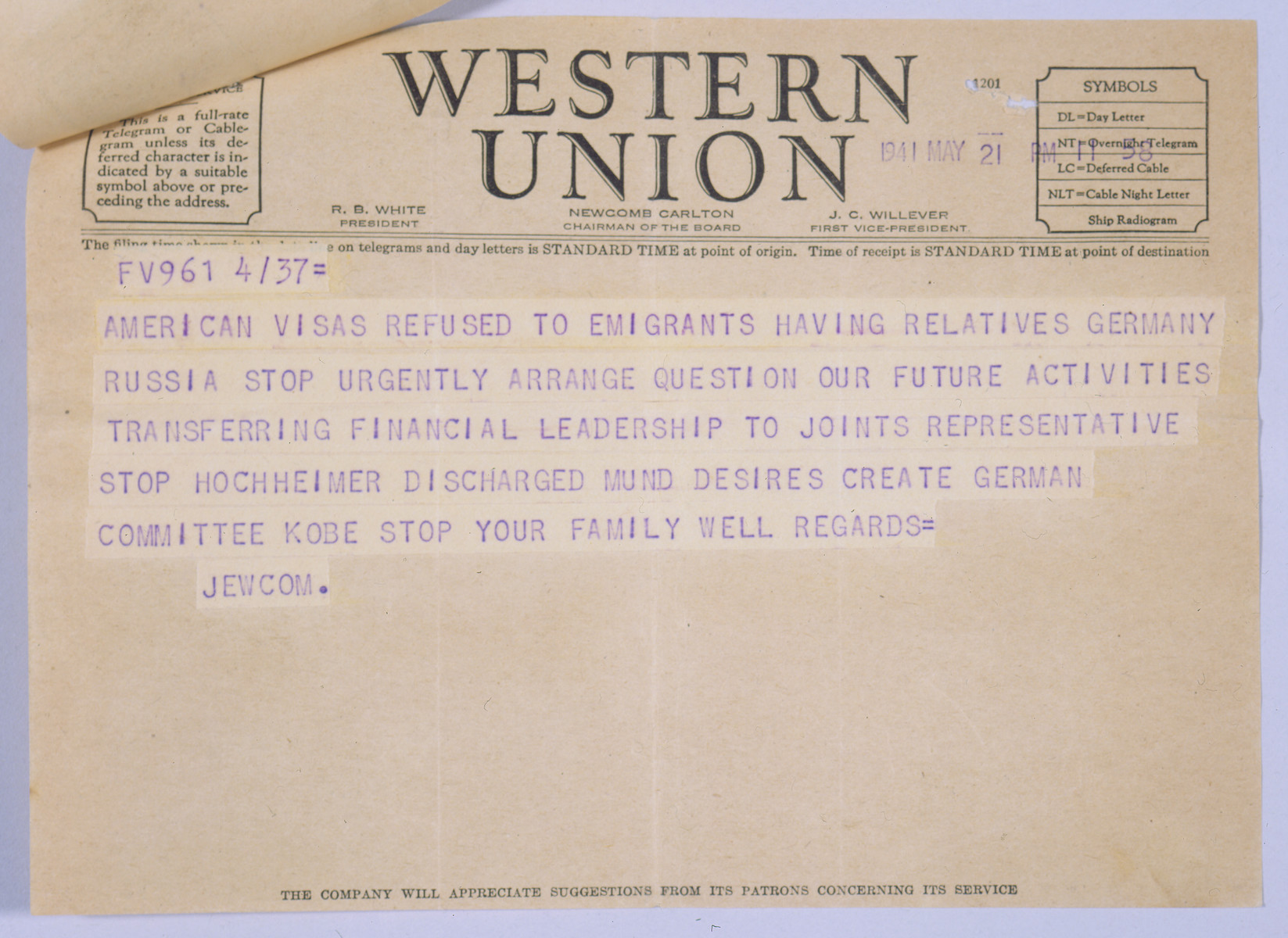 Document — Unidentified document #610
