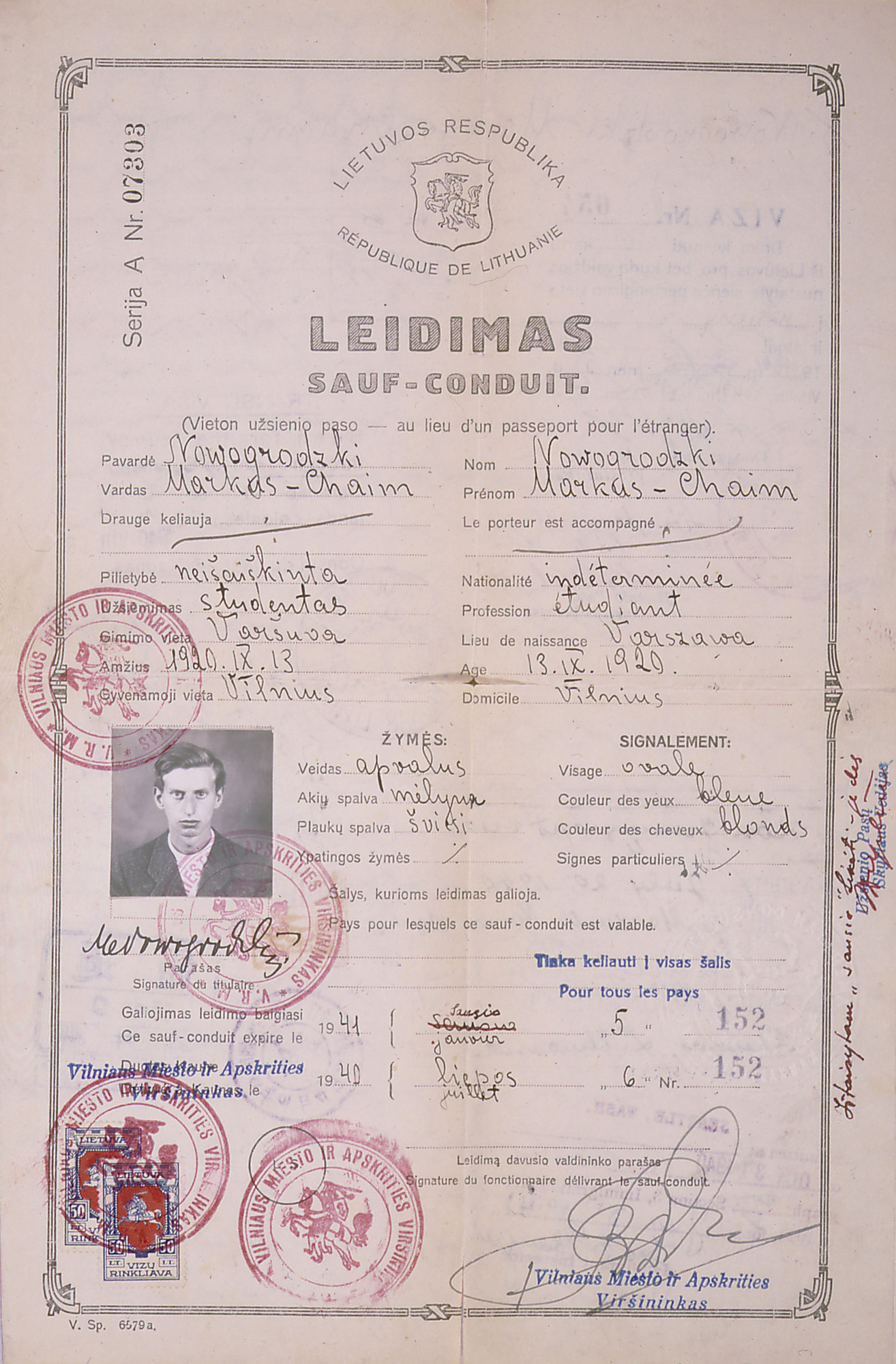 Document — Nowogrodzki Markus