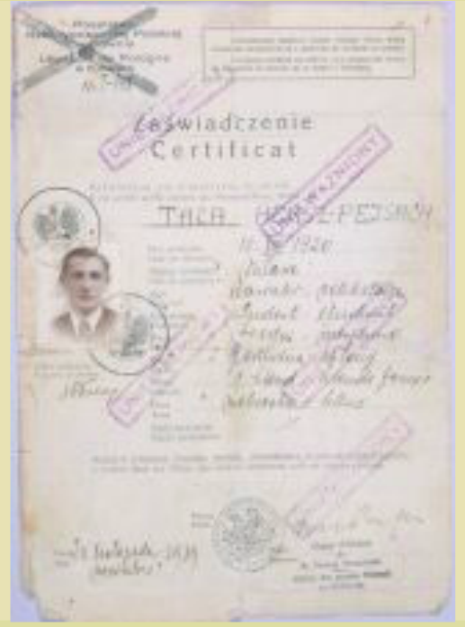Document — Hersz Pejsak Taca