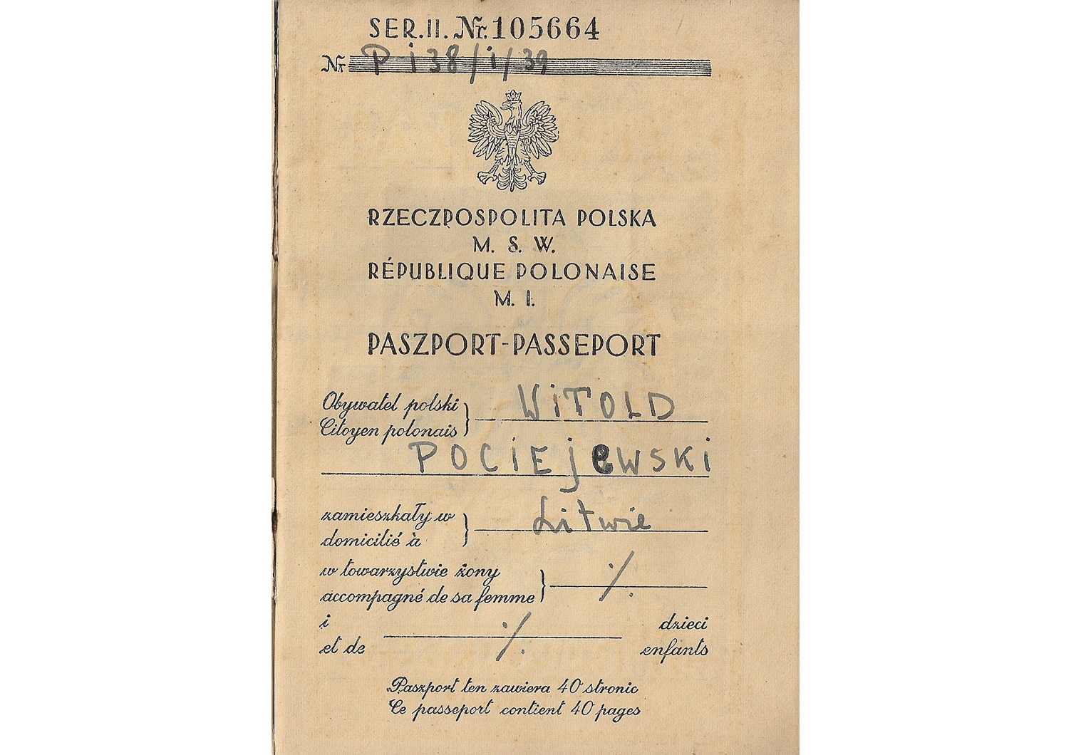 Document — Witold Pociejewski