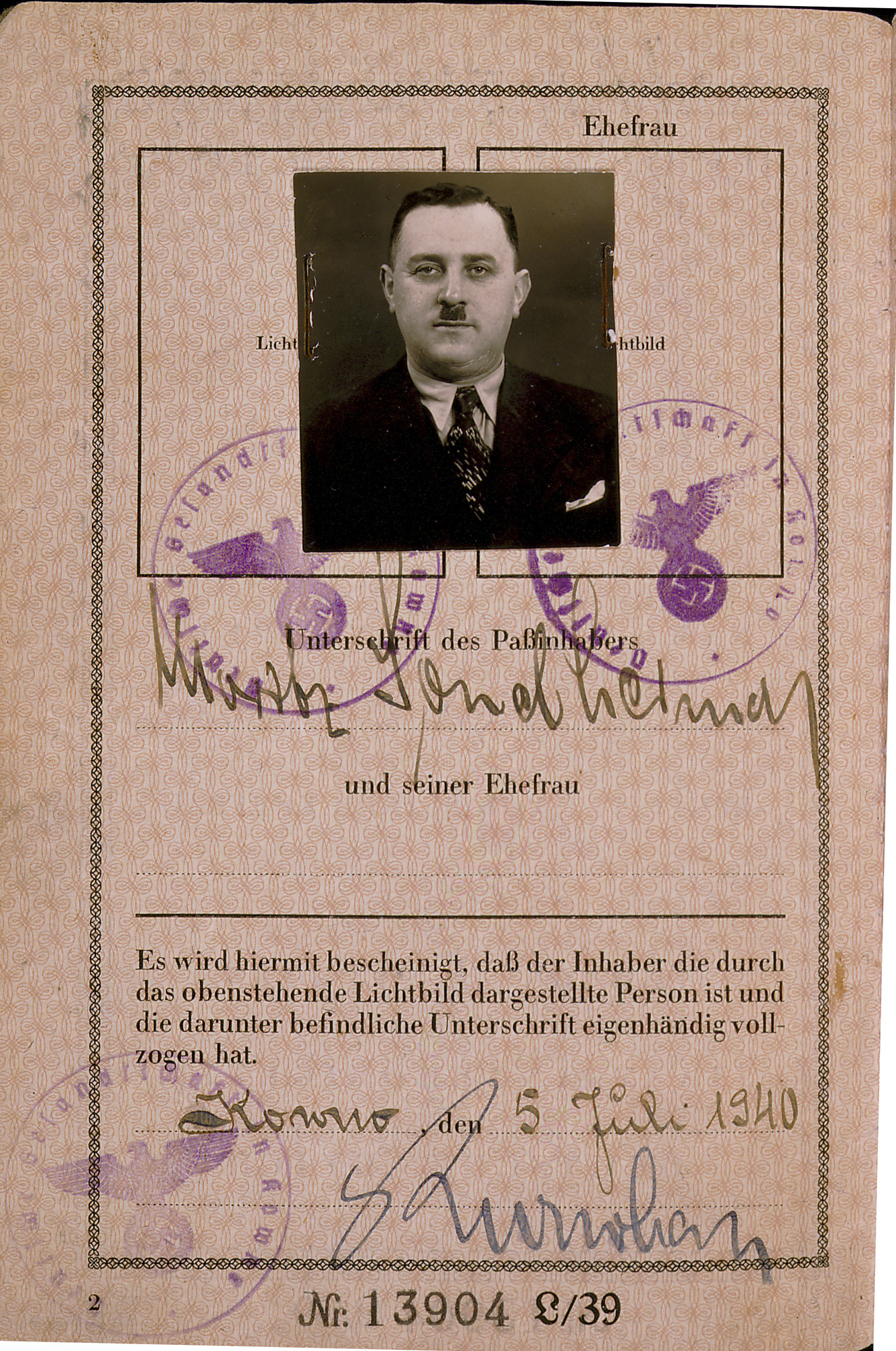 Document — Sondheimer Moritz