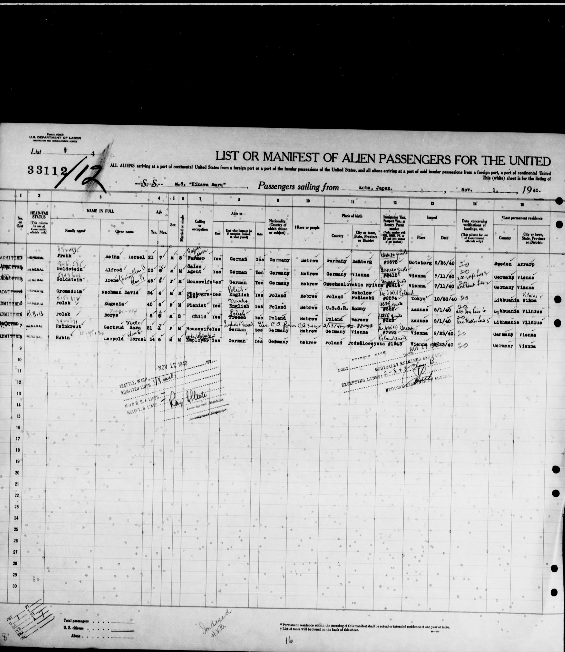 Document — Nachman Dawid Gromadzin