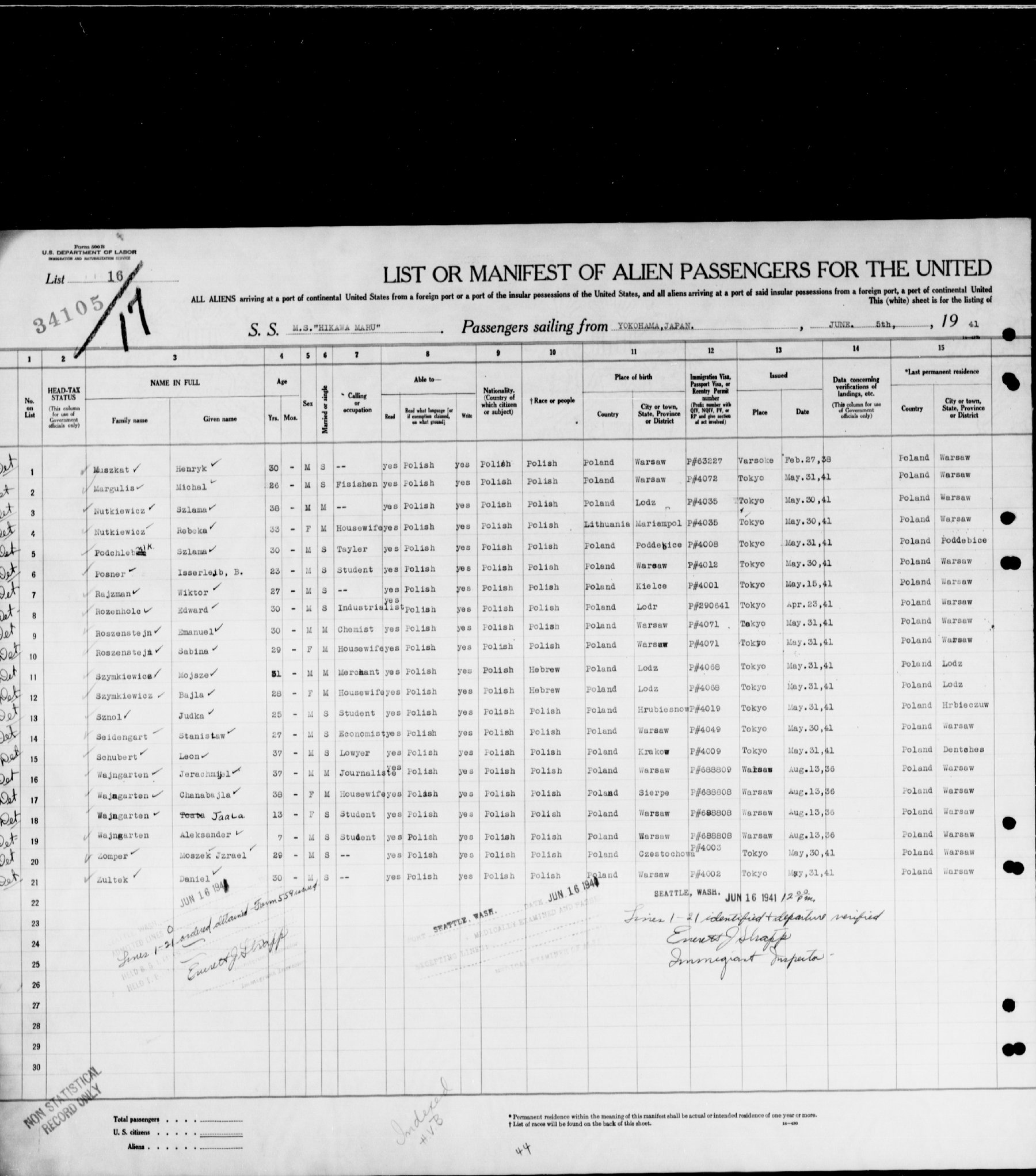 Document — Edward Rozenholc