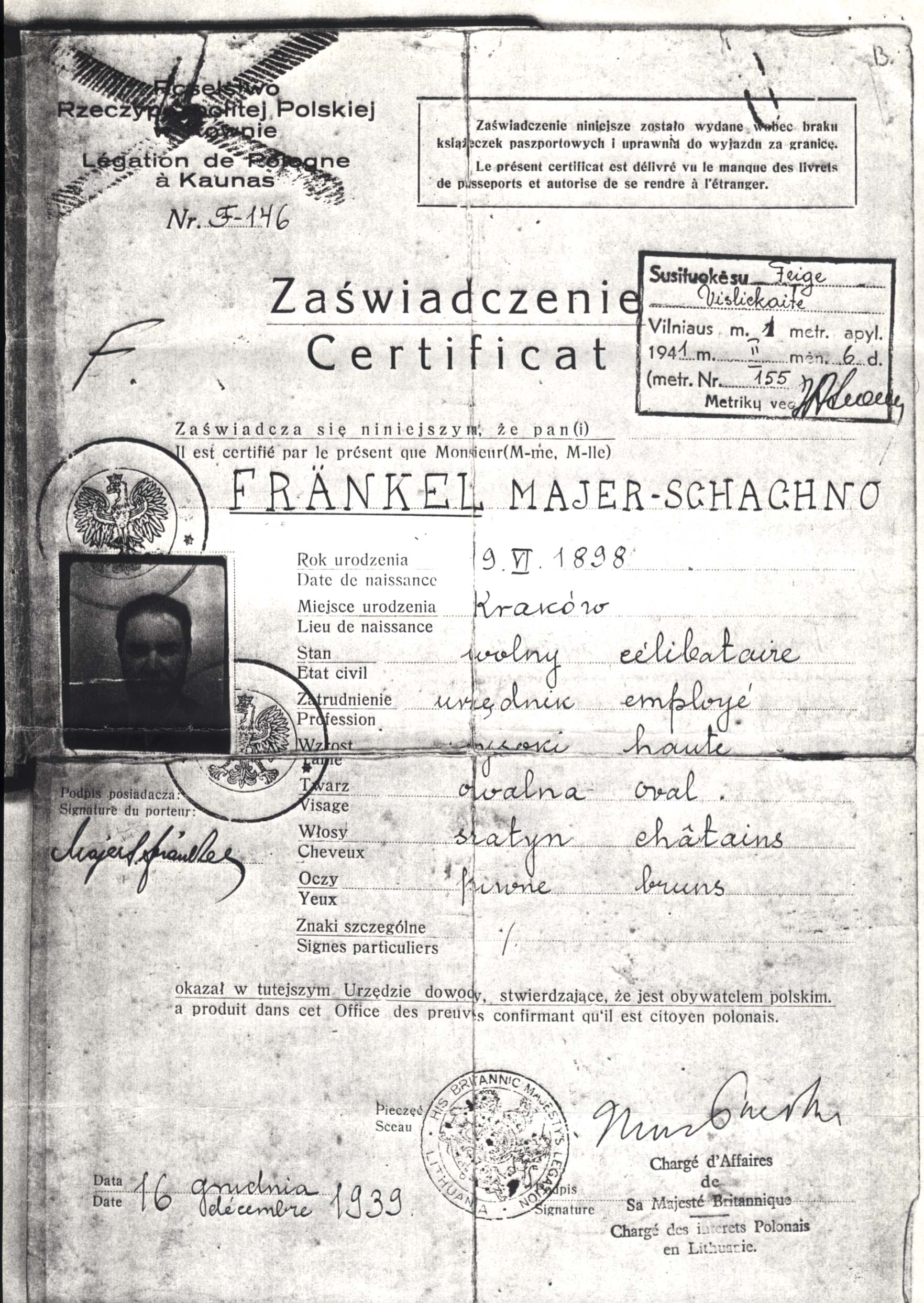 Document — Frenkiel Majer-Szachna
